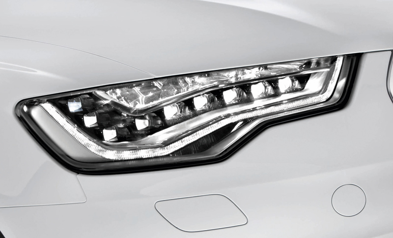 Audi A6 LED headlights