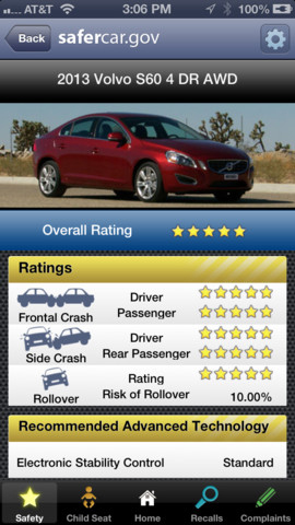 Safer Car app