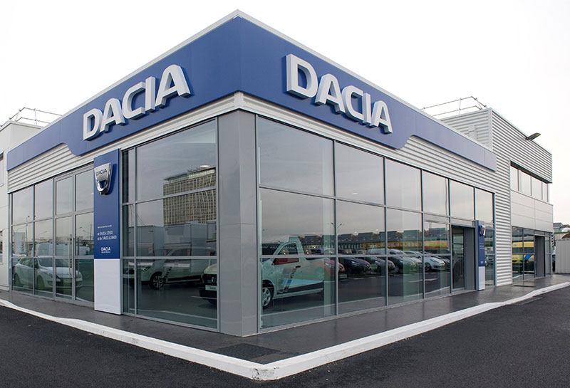 Dacia showroom