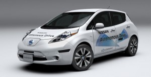 Nissan-LEAF-autonomous-drive