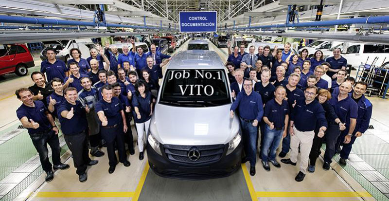 Start of series production for the new Vito at the Mercedes-Benz plant in Vitoria, Spain