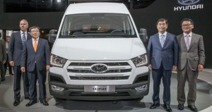 Hyundai Motor stages world premiere of H350