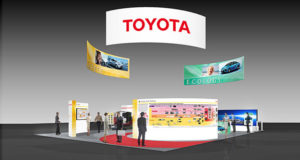 Toyota booth (artist’s rendering)