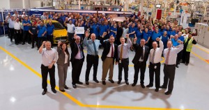 Ford's Vice President, Manufacturing, Jeffery Wood (front, centre) visited the DDC. Picture Credit: Spencer Griffiths