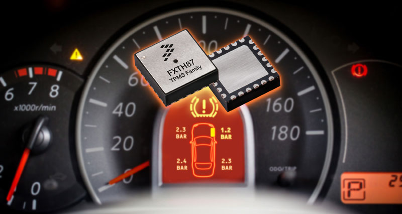 Freescale's new FXTH87 is the world's smallest tire pressure monitoring system