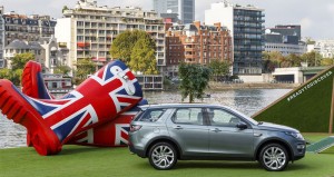 The Land Rover Discovery Sport was unveiled in dramatic dynamic fashion on an 80-metre barge on the River Seine in central Paris today, October 1, 2014