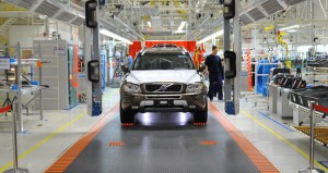 Production of the Volvo XC Classic at the Volvo Cars manufacturing plant in Daqing, China