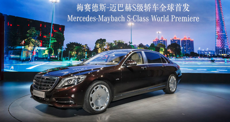 World Premiere of the Mercedes-Maybach S-Class on the eve of the 2014 Guangzhou Auto Show