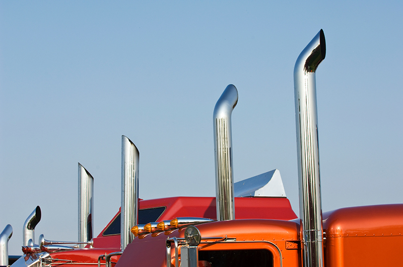 North American truck exhaust stacks