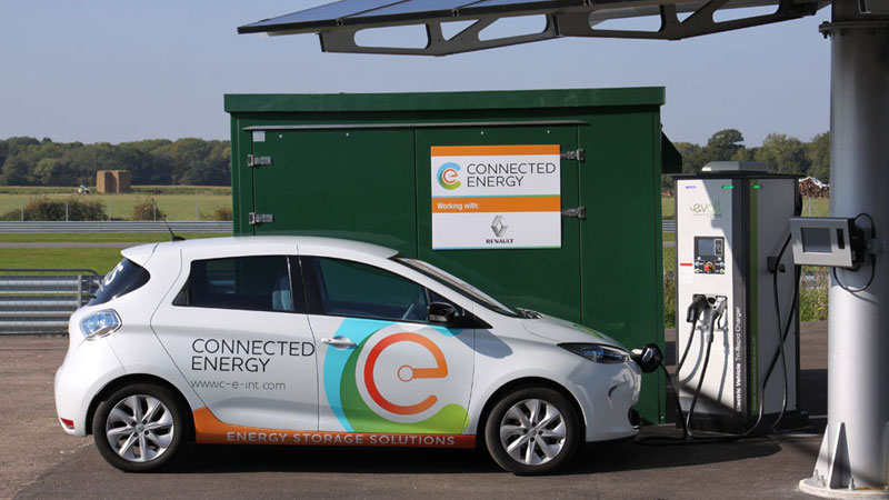 Connected Energy E-Stor and Renault ZOE