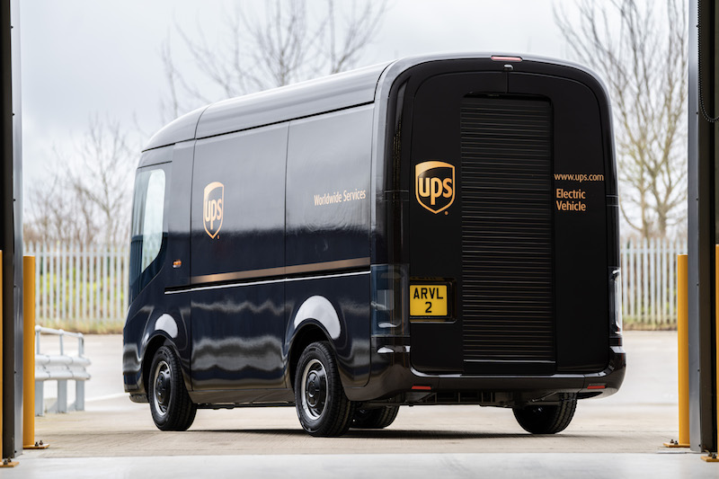 Arrival electric UPS_van