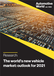 The world's new vehicle market: outlook for 2021