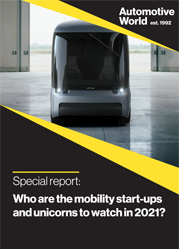 Special report: Who are the mobility start-ups and unicorns to watch in 2021?