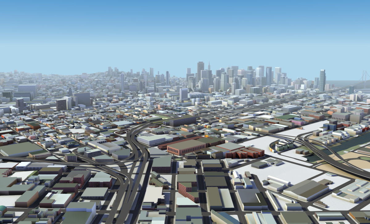 HERE 3D maps San Francisco