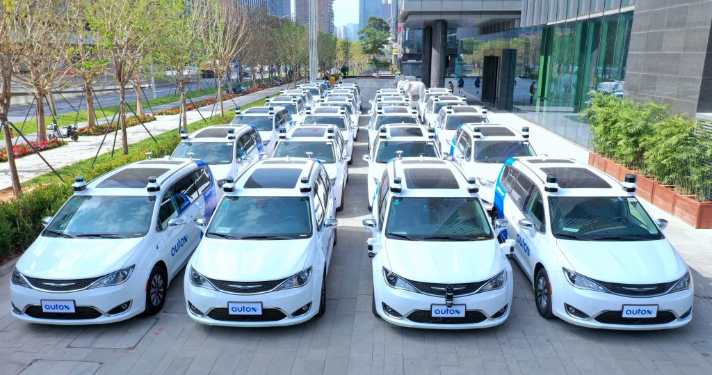 AutoX driverless fleet