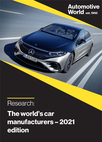The world’s car manufacturers – 2021 edition