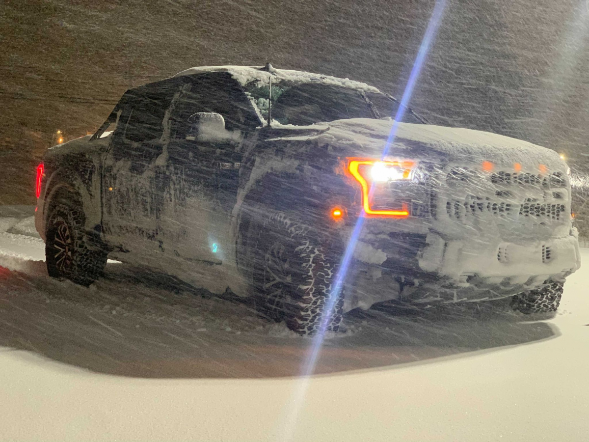 GPR pickup in snow