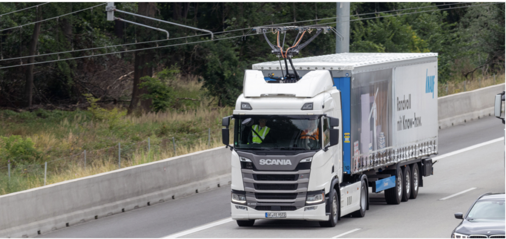 e-Highway trucks from Scania