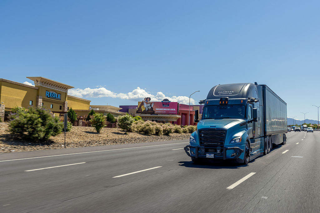 Daimler and Torc autonomous trucks