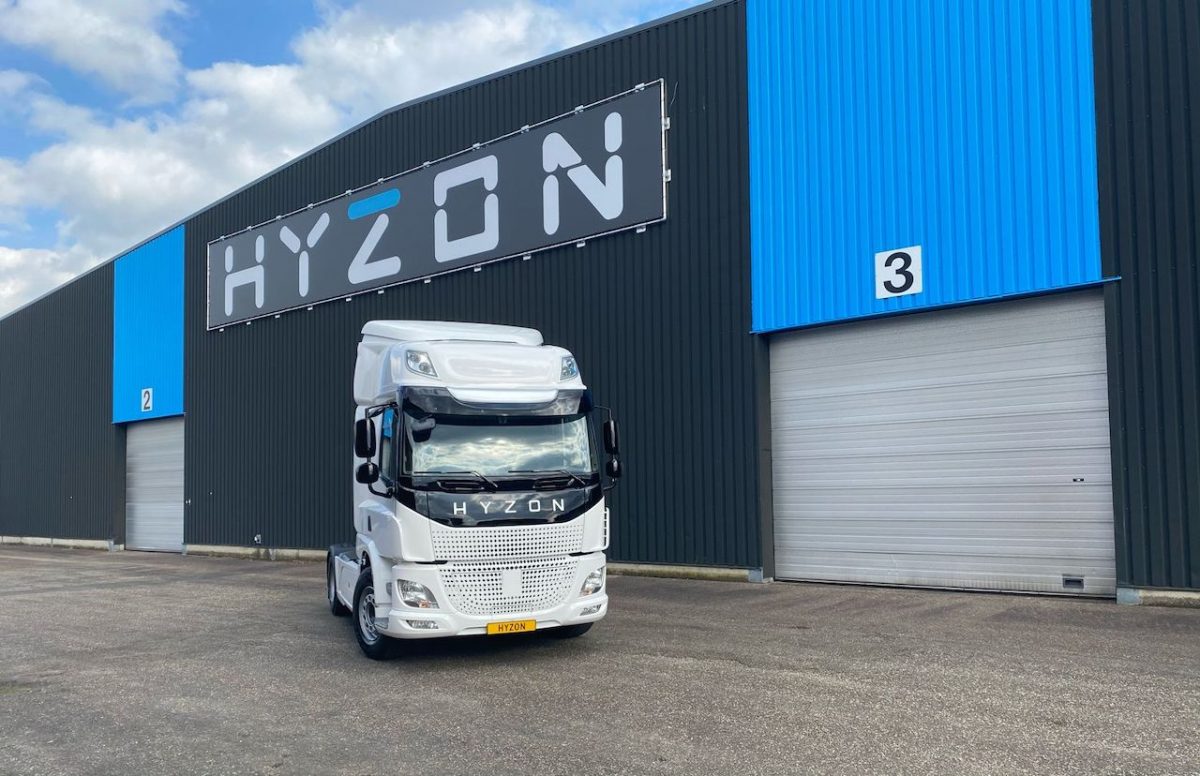 Hyzon Motors fuel cell semitruck