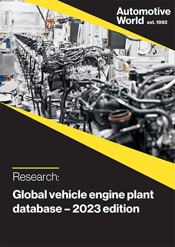 Global vehicle engine plant database – 2023 edition