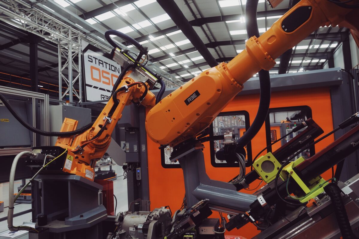 Ree Automotive robotic control arm automation AGV